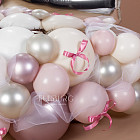 Фигура из шаров «Розовый шёлк»