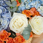 Авторский букет «Sky Blue» L