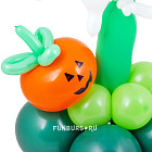 Фигура из шаров «Тыквы и привидения»