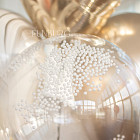 Набор: стеклянный шар и связка «Лучшему»