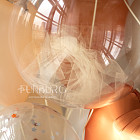 Набор: цифра и связка шаров «Янтарный мёд»