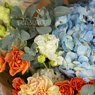 Авторский букет «Sky Blue» S